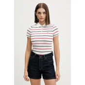 Tommy Jeans Polo majica DW0DW22327 Bela Slim Fit