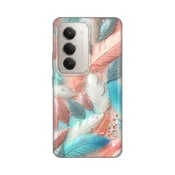 Silikonska maska za Xiaomi Redmi 15 4G, Pastel Feathers