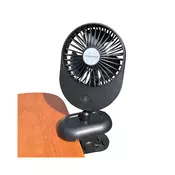 Northix Esperanza - Mini ventilator z USB napajanjem in namizno objemko