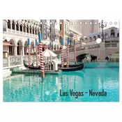 Las Vegas - Nevada (Tischkalender 2026 DIN A5 quer), CALVENDO Monatskalender