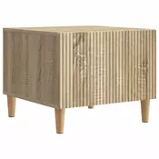 vidaXL Klubska miza Sonoma hrast 49 x 50 x 40 cm Inženirski les