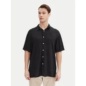 Jack & Jones Srajca Joshua 12271078 Črna Relaxed Fit
