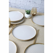 Hermia Set servisnih tanjira, 6 komada, Beli