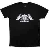 Radiohead Majica Bearhead Crest Unisex Black XL
