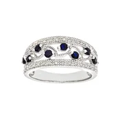 DIAMANT LETERNEL Prstan srebrna