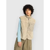 Element Lake Sherpa Vest oat milk