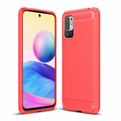 Ovitek za Xiaomi Redmi Note 10 5G / Poco M3 Pro | Carbon vzorec | Rdeč