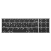 B.O.W Tastatura, Bežicna, Bluetooth, Sivo-crna