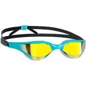 Mad wave razor rainbow goggles turquoise