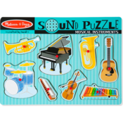 Drvena glazbena slagalica Melissa & Doug - Glazbeni instrumenti