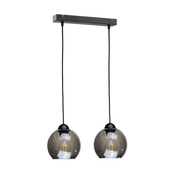 Luster na sajli UNO 2xE27/60W/230V crna