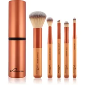 Luvia Cosmetics Travel Set set čopičev z etuijem za pot Sunset Crush 7 kos
