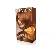 Revlon Colorsilk Beautiful Color nijansa 53 Light Auburn darovni set boja za kosu Colorsilk Beautiful Color 59,1 ml + razvijac boje 59,1 ml + regenerator 11,8 ml + rukavice