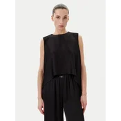 Eleh Bluza ESS250048 Črna Regular Fit