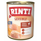 RINTI SENSIBLE piščanec & korenje v konzervi 800 g