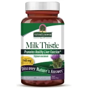 Natures Answer Milk Thistle, izvleček pegastega badlja, 120 rastlinskih kapsul