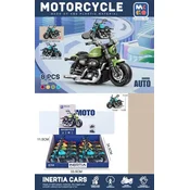 Merx motor sa zvukom u displeju - 8 kom ( ms40446 )