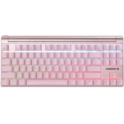 Cherry MX 8.0 svjetleća (RGB) igraća tipkovnica, MX Red, USB, roza