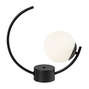 Rabalux Stona lampa Mesiro, 25W, 1xE14, 35cm, Staklena kugla, Crna