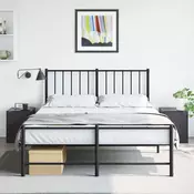 Vidaxl vidaXL Nočne omarice, komplet 2, črne, 34,5 x 39 x 44 cm, jeklo