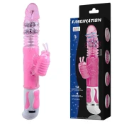 Rotacijski vibrator Fascination s krlicarjem, roza