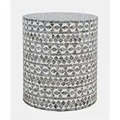 Livin Hill Stranska mizica, AV1730-28GT, 40.5x46x40.5 cm, siva