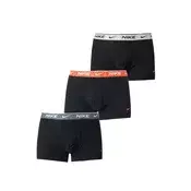 NIKE Underwear Boksarice  temno siva / oranžna / črna / bela