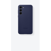 Original maska Samsung S23+ Silikonska futrola S23 Plus EF-PS916 Tamnoplava