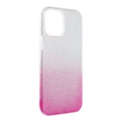 Silikonski ovitek z bleščicami Bling 2v1 za Xiaomi Redmi Note 11 Pro Plus - srebrno roza