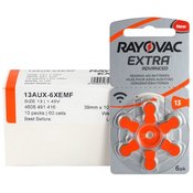 Baterije Za Slušne Aparate Rayovac Extra, Tip 13, 60 Kos, Količinski Popust