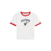 TOMMY HILFIGER Majica PEANUTS mornarska/rdeča/črna/bela