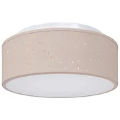 Vidaxl Stropna svetilka s središči Taupe 30 x 30 x 13,5 cm blago