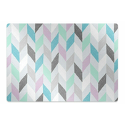 Decormat Podloga za zaščito tal Fabric with herringbone 120x90 cm 2 cm