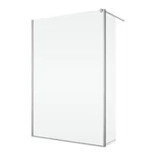 SANSWISS 90° vrtljiva stena za vhodni vhod Ronal Easy 42X200CM BELA MAT/PARSOL SIVA BTE204200920
