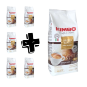 5kg paket + 1kg Kimbo Aroma Gold zrna kave