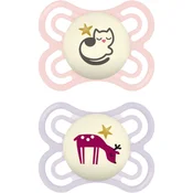 MAM Perfect Night 0+ months duda Pink/ Purple 2 kom
