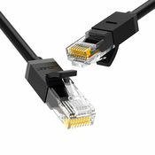 UGREEN Ethernet RJ45 Rounded Network Cable, Cat.6, UTP, 5m (Black)