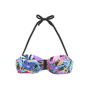 BENCH Bikini gornji dio Pitch cijan plava / šljiva / roza / crna