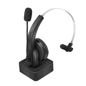 LogiLink BT0059 naglavne slušalice i slušalice s ugradenim mikrofonom Bežicno Obruc za glavu Ured / pozivni centar Bluetooth Postolje za punjenje Crno