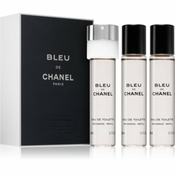 Chanel Muška toaletna voda Bleu de, EDT, 3 X 20ml