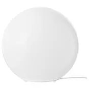 FADO Stona lampa, bela, 25 cm