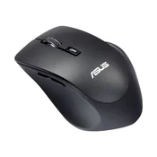 ASUS optična miška WT425, brezžična, 1600 DPI, 6 gumbov, 65 g, 104 x 68 x 40 mm, zasnova s tihim klikom za desničarje, črna
