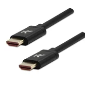 Logo HDMI 2.1 Ultra High Speed kabel, moški–moški - 1 m, črn