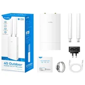 CUDY LT500 Wi-Fi ruter Outdoor 4G LTE Cat 4 AC1200, Nano SIM Slot
