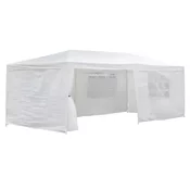 Baštenski paviljon Gazebo 3 x 6 m beli sa 6 bocnih strana