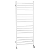 METRO kopalniški radiator 500x1200 mm, bel - Bela - 500x1200 mm - Sapho - METRO - 24 - Jeklo - Oblika H - Oblika H - 500 - 1200 - 3.9 - 14