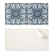 shumee Lepljena PVC plošča z motivom, idealna za hodnik, 100x50 cm, cvetlični vzorec z ornamenti