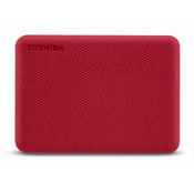Toshiba Hard disk Canvio Advance eksterni 2TB 2.5 USB 3.2, crvena (HDTCA20ER3AAH)