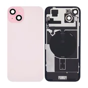 Steklo zadnjega ohišja za iPhone 15 Plus, Pink, Pulled A
