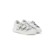 Dsquared2 Kids - buckle straps lo-top sneakers - kids - White